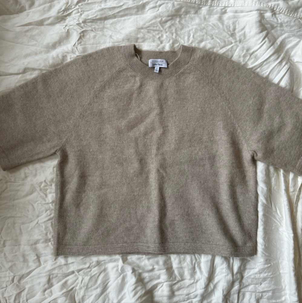 Boxy knit tee